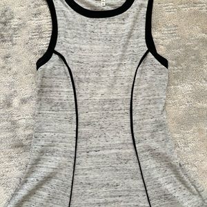 Monteau Sleeveless Mini Gray Dress